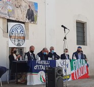 Gianluca Quadrini a sostegno del candidato a sindaco di Alatri, Maurizio Cianfrocca.