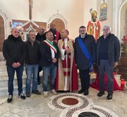 San Biagio Saracinisco: celebrazioni in onore del Santo Protettore della gola, Gianluca Quadrini, partecipa alle solenni funzioni sottolineando l’importanza del messaggio del Vescovo.